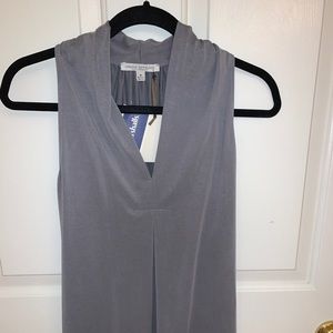 Heather gray dressy tank